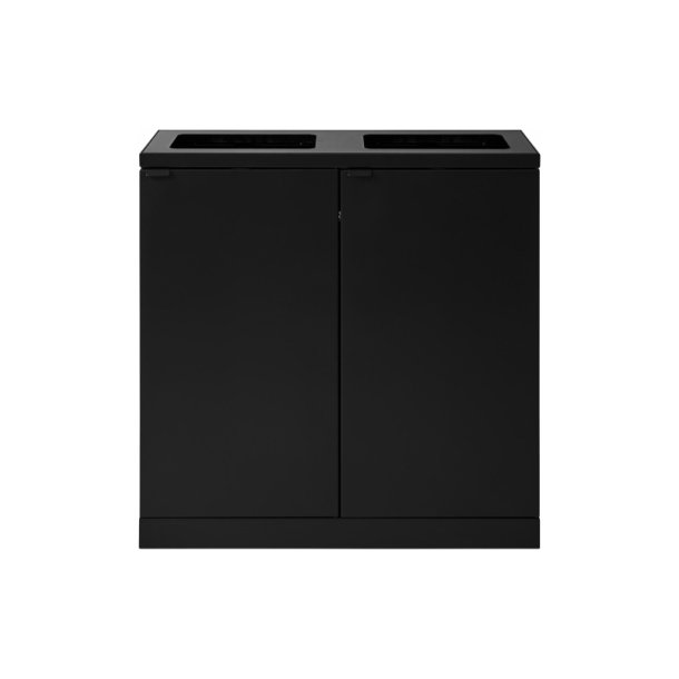 Bica 953 Sorterings skraldespand - 2 x 95 Liter - Sort