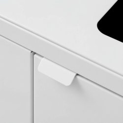 Bica 867 sorterings skraldespand - 2 x 65 liter - hvid