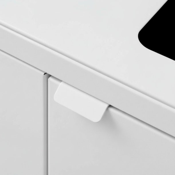 Bica 867 sorterings skraldespand - 2 x 65 liter - hvid