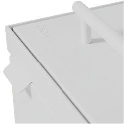 Bica 877 sorterings skraldespand - 2 x 65 Liter - hvid