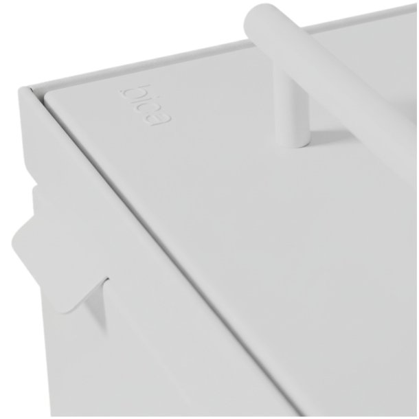 Bica 877 sorterings skraldespand - 2 x 65 Liter - hvid