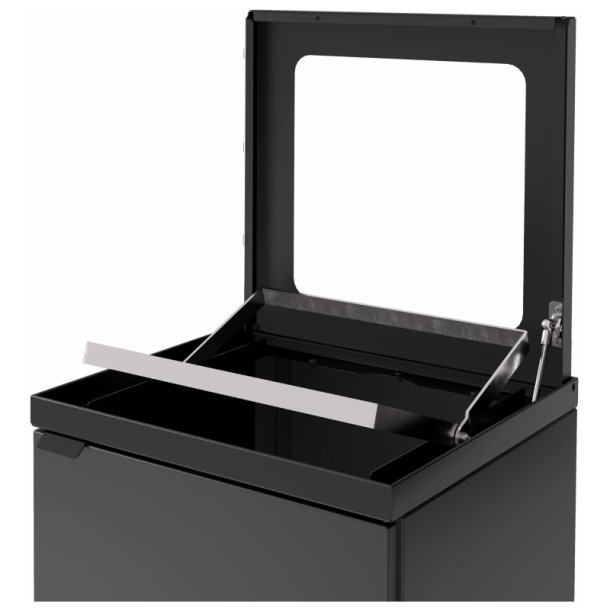 Bica 228 sorterings skraldespand - 1 x 100 Liter - ben - Antracit