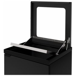 Bica 228 sorterings skraldespand - 1 x 100 Liter - ben - sort