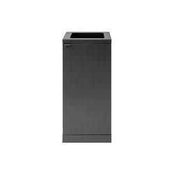 Bica 231 Sorterings skraldespand - 1 x 120 Liter - ben - Antracit