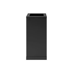 Bica 231 Sorterings skraldespand - 1 x 120 Liter - ben - sort