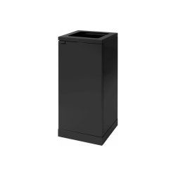 Bica 231 Sorterings skraldespand - 1 x 120 Liter - ben - sort