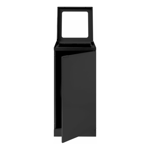 Bica 231 Sorterings skraldespand - 1 x 120 Liter - ben - sort