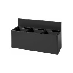 Bica 812 - 3 x 15 Liter - vghngt affaldsstation - ben/ben/lg