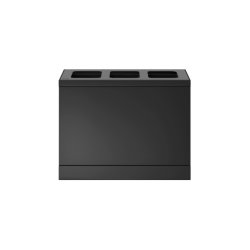 Bica 830 sorterings skraldespand - 3 x 10 Liter - bne - Antracit