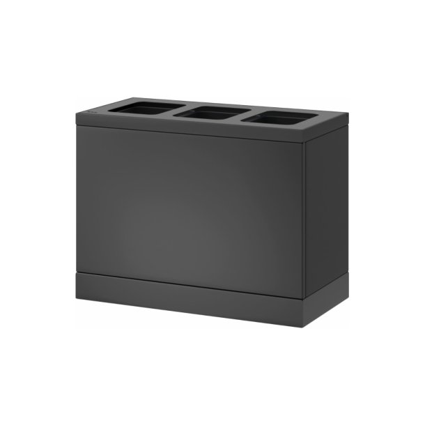 Bica 830 sorterings skraldespand - 3 x 10 Liter - bne - Antracit