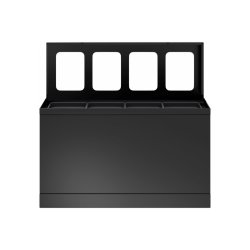 Bica 831 sorterings skraldespand - 4 x 10 Liter - bne - Antracit