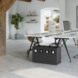 Bica 831 sorterings skraldespand - 4 x 10 Liter - bne - Antracit