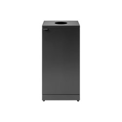 Bica 856 sorterings skraldespand - 1 x 95 Liter - flasker - Antracit