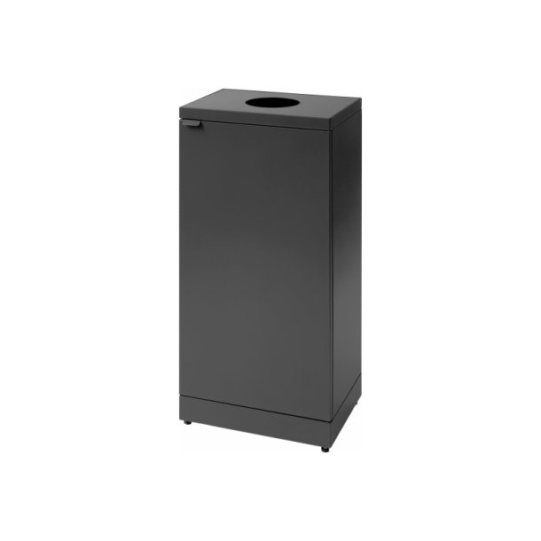 Bica 856 sorterings skraldespand - 1 x 95 Liter - flasker - Antracit