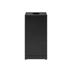 Bica 856 sorterings skraldespand - 1 x 95 Liter - flasker - sort