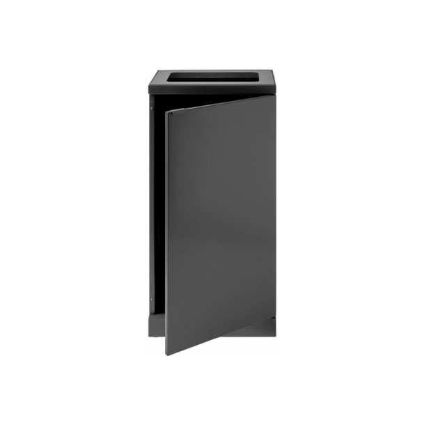 Bica 857 sorterings skraldespand - 1 x 95 Liter - ben - Antracit