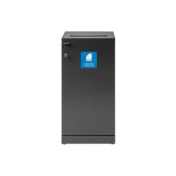 Bica 858 sorterings skraldespand - 1 x 95 Liter - lg/ls - Antracit