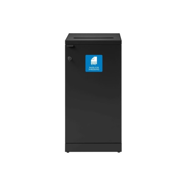 Bica 858 sorterings skraldespand - 1 x 95 Liter - lg/ls - sort