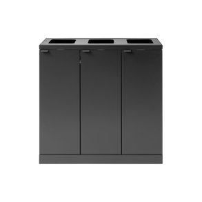 Bica 868 Sorterings skraldespand - 3 x 65 liter - Antracit