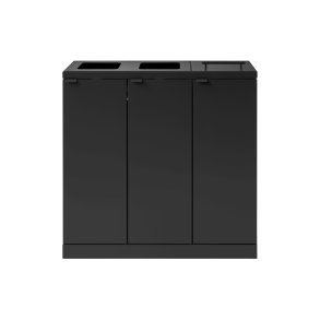 Bica 873 Sorterings skraldespand - 3 x 65 Liter - sort