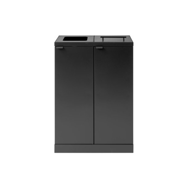 Bica 874 sorterings skraldespand - 2 x 65 Liter - ben/lg