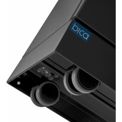 Bica 875 sorterings skraldespand - 3 x 65 liter - lg/flasker/papir - sort