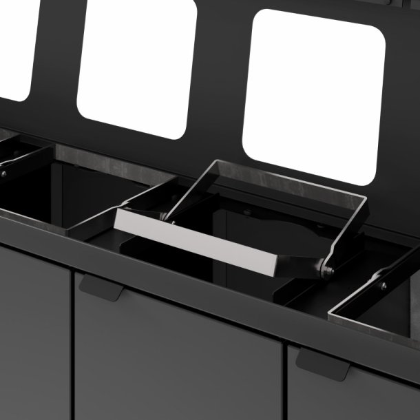 Bica 878 sorterings skraldespand - 4 x 45 Liter - bne - Antracit