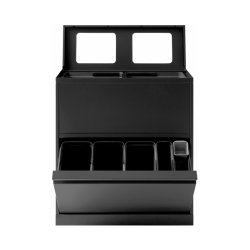 Bica 880 Sorterings affaldsspand - samlet 80 Liter - lg - Antracit