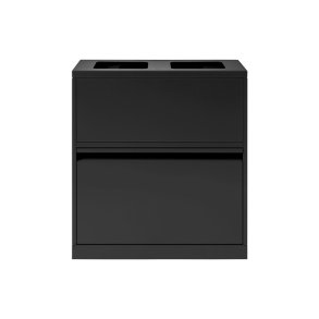 Bica 880 Sorterings affaldsspand - samlet 80 Liter - lg - sort