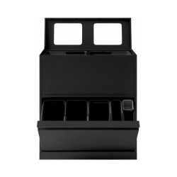 Bica 880 Sorterings affaldsspand - samlet 80 Liter - lg - sort