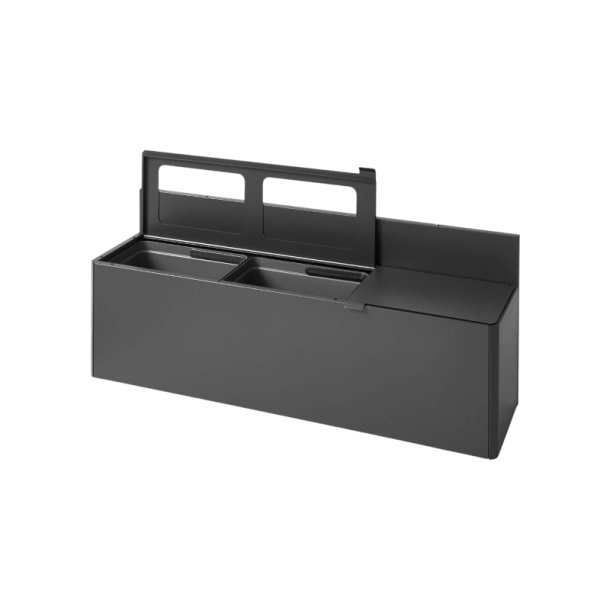 Bica 911 - 3 x 20 Liter - vghngt affaldsstation - Antracit