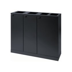 Bica 950 Sorterings affaldsspand - 2 x 45 liter + 2 x 65 liter - bne - Antracit