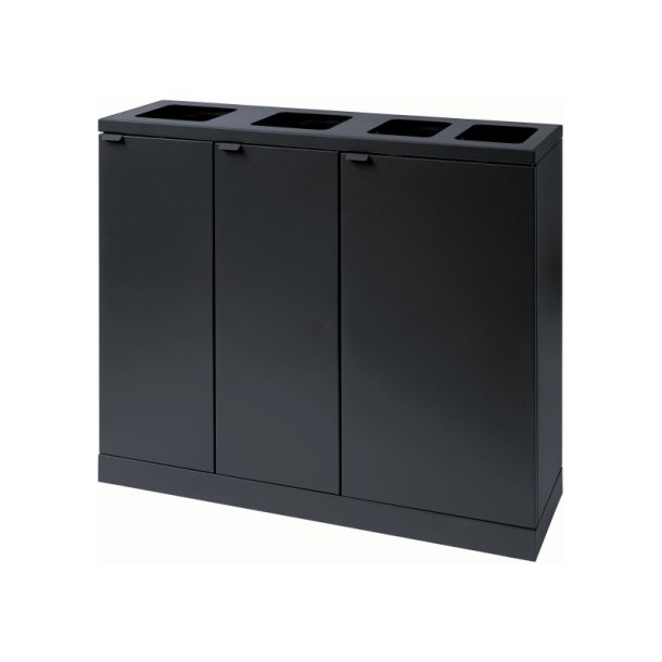 Bica 950 Sorterings affaldsspand - 2 x 45 liter + 2 x 65 liter - bne - Antracit