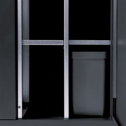 Bica 950 Sorterings affaldsspand - 2 x 45 liter + 2 x 65 liter - bne - Antracit