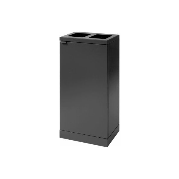 Bica 951 Sorterings skraldespand - 2 x 45 Liter - ben/ben - Antracit