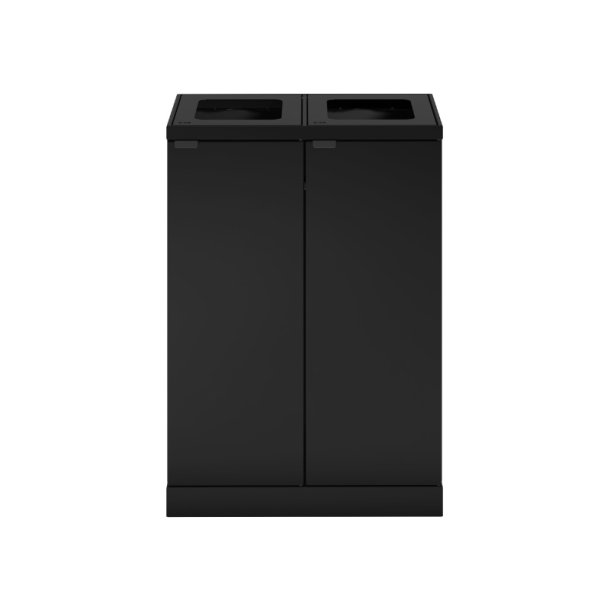 Bica Click-on Affaldssortering Grundmodel 2x65 liter - Sort