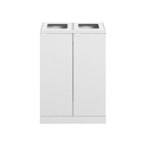 Bica Click-on Affaldssortering Grundmodel 2x65 liter - Hvid