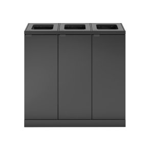 Bica Click-on Affaldssortering Grundmodel 3x65 liter - Antracit