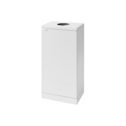 Bica 856 sorterings skraldespand - 1 x 95 Liter - flasker - hvid