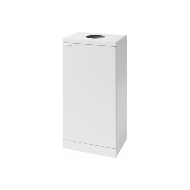 Bica 856 sorterings skraldespand - 1 x 95 Liter - flasker - hvid