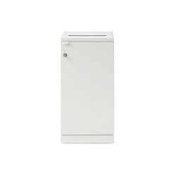 Bica 858 sorterings skraldespand - 1 x 95 Liter - rukols - hvid