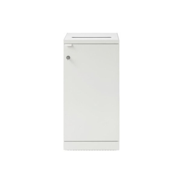 Bica 858 sorterings skraldespand - 1 x 95 Liter - rukols - hvid