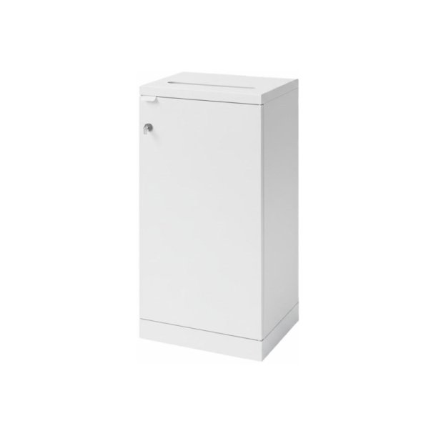 Bica 858 sorterings skraldespand - 1 x 95 Liter - rukols - hvid