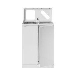 Bica 888 sorterings skraldespand - 2 x 65 Liter - hvid