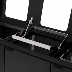 Bica 891 sorterings skraldespand - 4 x 60 Liter - Sort