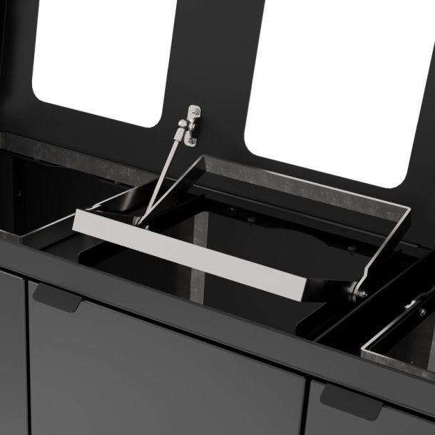 Bica 892 sorterings skraldespand - 4 x 60 Liter - Antracit