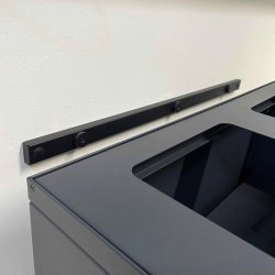 Bica 892 sorterings skraldespand - 4 x 60 Liter - Antracit