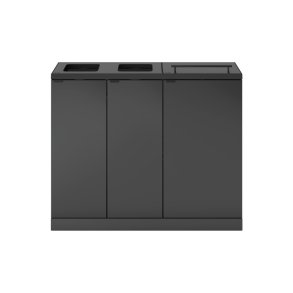 Bica 955 Sorterings skraldespand - 2 x 65 Liter + 2 x 45 liter - antracit