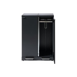 Bica 975 Sorterings skraldespand - 2 x 65 liter - fodpedal - Antracit