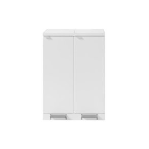 Bica 975 Sorterings skraldespand - 2 x 65 liter - fodpedal - hvid